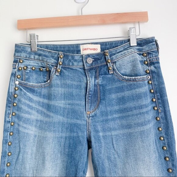 BUNDLE JAIMEG22 Driftwood Jackie Studded Step Hem Jeans - Picture 4 of 12